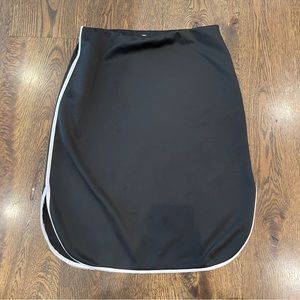 Simple Black Athletic Skirt